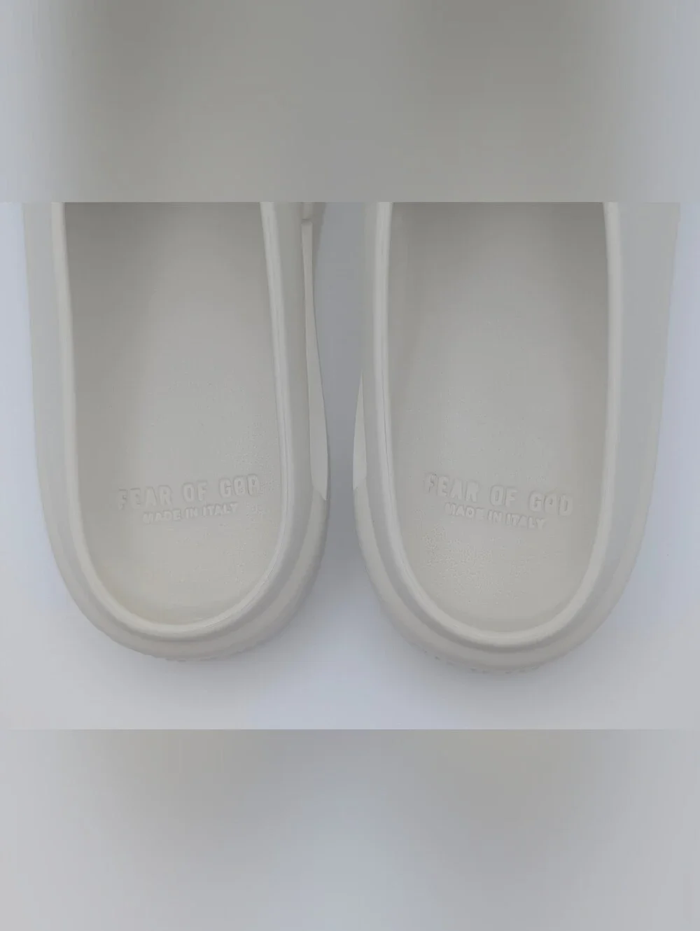 💯 AUTHENTIC Fear of God The California Mules Cream Size 45 (Fits US 12) EUC